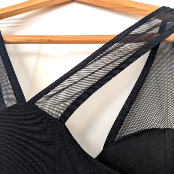 Little Black Dress with mesh - Picture 5 of 5